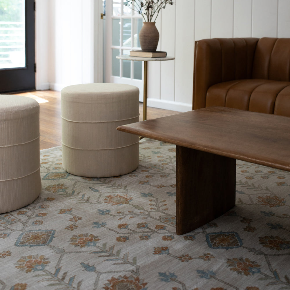 Oriental Weavers Maeve MAE07 Beige/ Rust Area Rug Lifestyle Image Feature