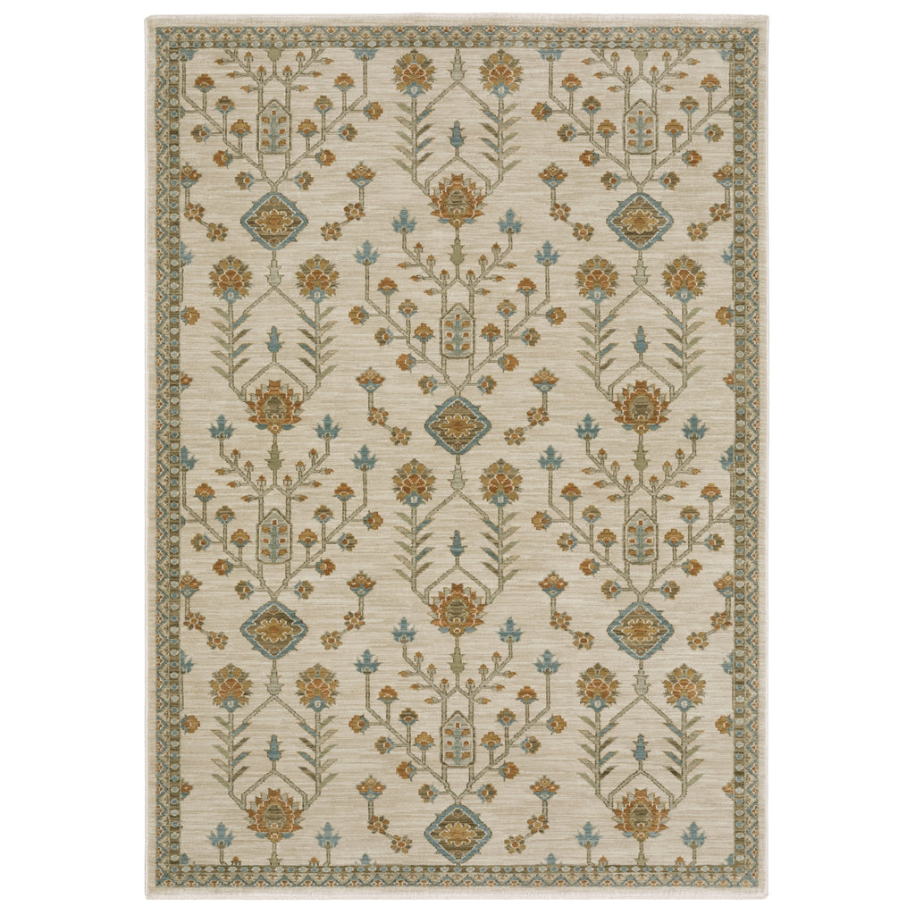 Oriental Weavers Maeve MAE07 Beige/ Rust Area Rug main image