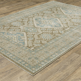 Oriental Weavers Maeve MAE08 Brown/ Blue Area Rug Alternate Image