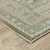 Oriental Weavers Maeve MAE08 Brown/ Blue Area Rug Corner Image