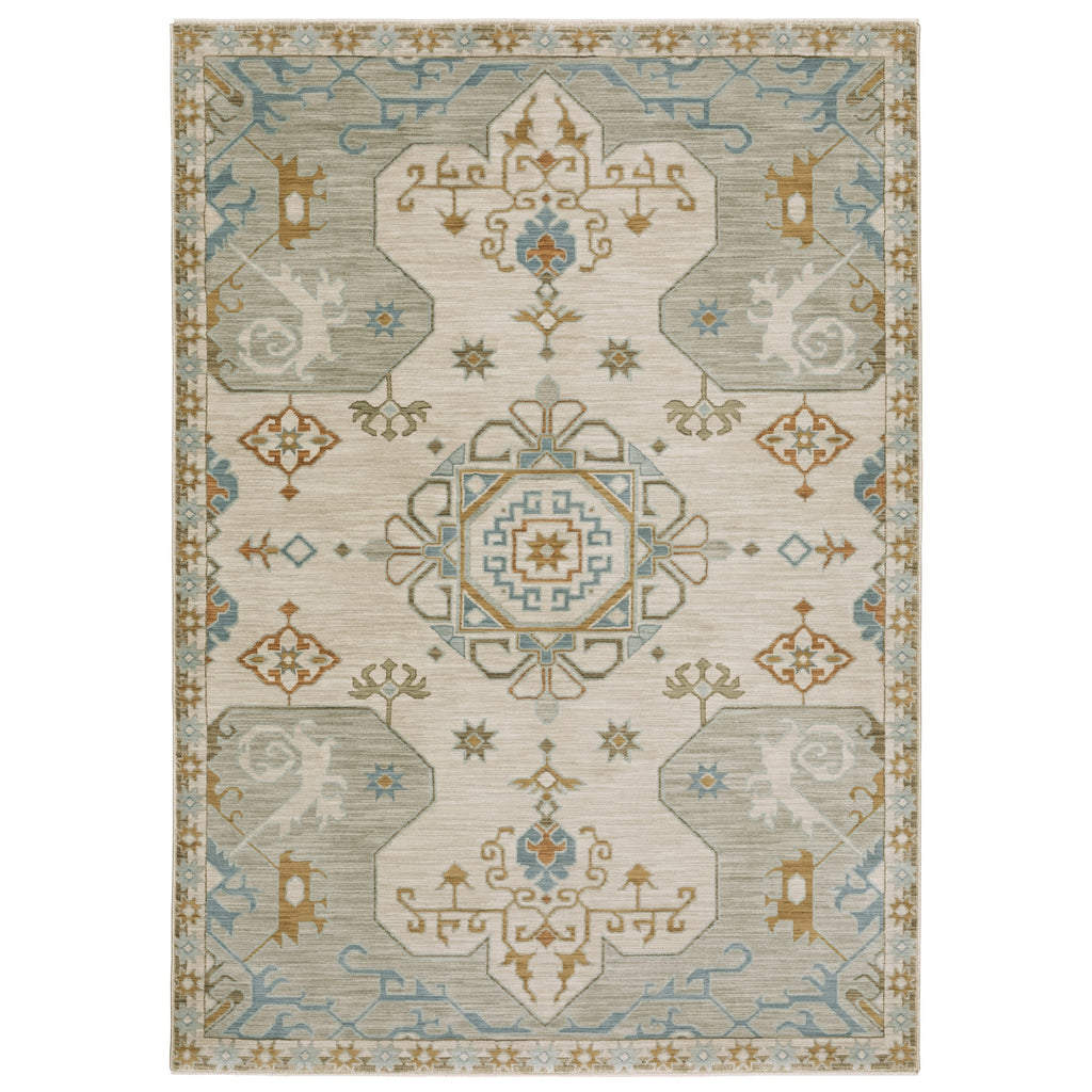 Oriental Weavers Maeve MAE09 Beige/ Grey Area Rug main image