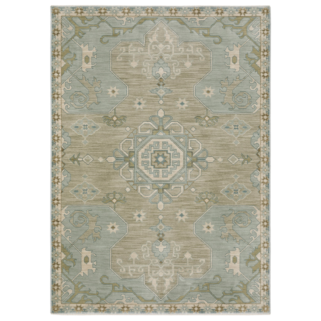 Oriental Weavers Maeve MAE12 Grey/ Blue Area Rug main image