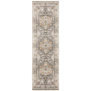 Oriental Weavers Maharaja 1803X Charcoal/ Blue Area Rug Runner Image