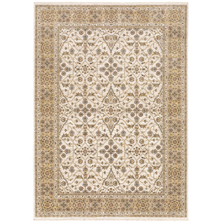 Oriental Weavers Maharaja 001J1 Ivory/ Gold Area Rug Main Image