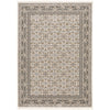 Oriental Weavers Maharaja 2061N Ivory/ Charcoal Area Rug Main Image