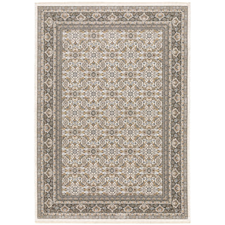 Oriental Weavers Maharaja 2061N Ivory/ Charcoal Area Rug Main Image