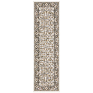 Oriental Weavers Maharaja 2061N Ivory/ Charcoal Area Rug Runner Image