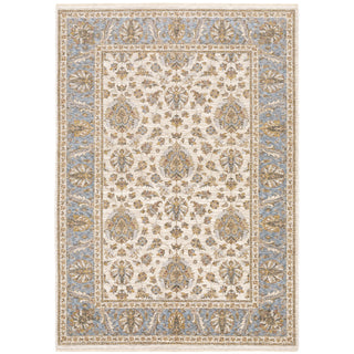 Oriental Weavers Maharaja 5091Z Ivory/ Blue Area Rug Main Image