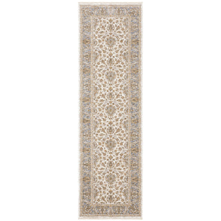 Oriental Weavers Maharaja 5091Z Ivory/ Blue Area Rug Runner Image