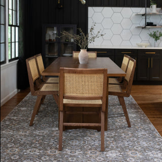 Oriental Weavers Maharaja 532D1 Grey/ Gold Area Rug Lifestyle Image Feature