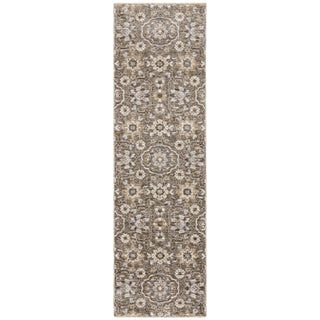 Oriental Weavers Maharaja 532D1 Grey/ Gold Area Rug Runner Image
