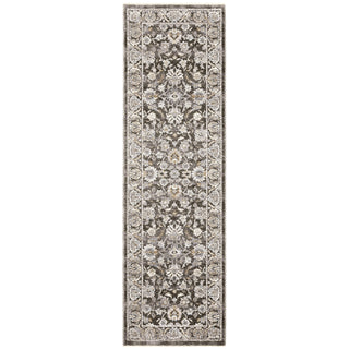 Oriental Weavers Maharaja 070N1 Charcoal/ Ivory Area Rug Runner Image
