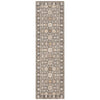 Oriental Weavers Maharaja 071N1 Charcoal/ Ivory Area Rug Runner Image