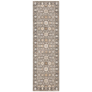 Oriental Weavers Maharaja 071N1 Charcoal/ Ivory Area Rug Runner Image