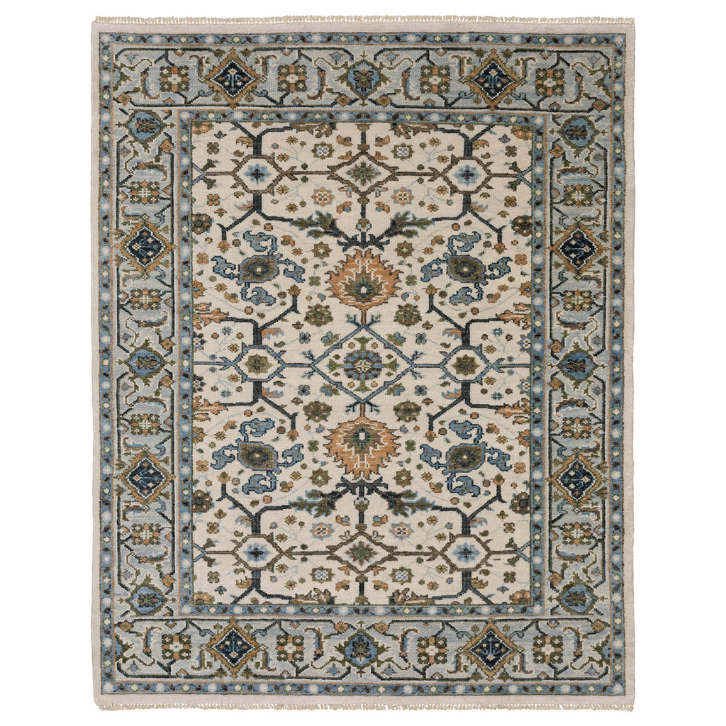 Oriental Weavers Majorca MAJ01 Ivory/ Blue Area Rug main image