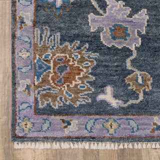 Oriental Weavers Majorca MAJ07 Blue/ Multi Area Rug Corner Image