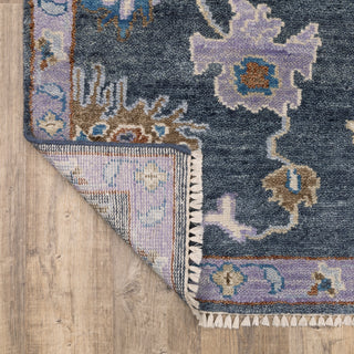 Oriental Weavers Majorca MAJ07 Blue/ Multi Area Rug Backing Image