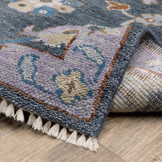 Oriental Weavers Majorca MAJ07 Blue/ Multi Area Rug Backing Image