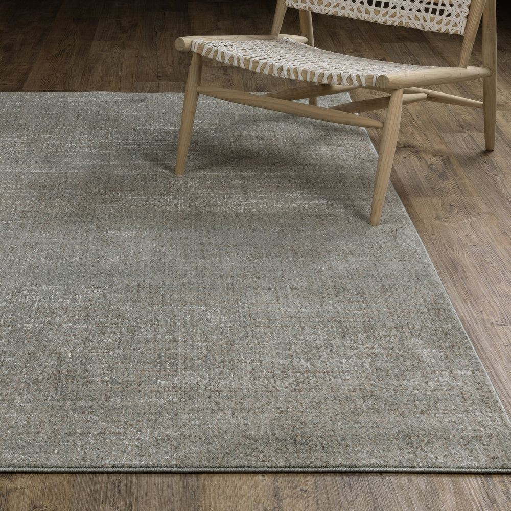 Oriental Weavers Mallory MAL01 Grey/ Blue Area Rug Lifestyle Image Feature