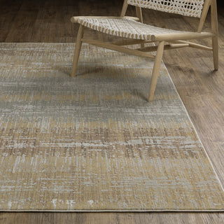 Oriental Weavers Mallory MAL06 Gold/ Brown Area Rug Lifestyle Image Feature