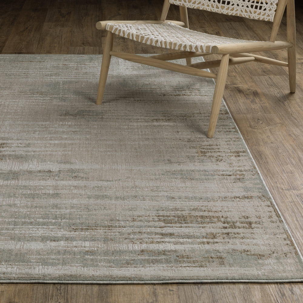 Oriental Weavers Mallory MAL07 Beige/ Blue Area Rug Lifestyle Image Feature