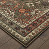 Oriental Weavers Mantra 4929E Grey Gold Area Rug Corner Image