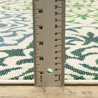 Oriental Weavers Meridian 4266L Blue/ Green Area Rug Pile Image