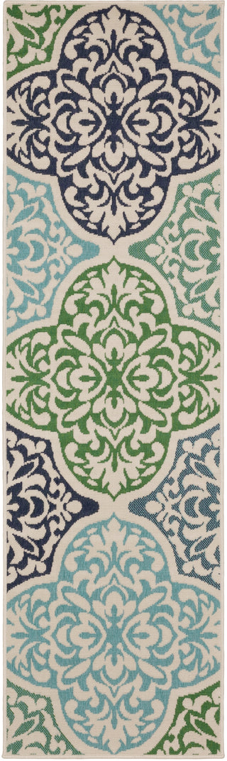 Oriental Weavers Meridian 4266L Blue/ Green Area Rug Runner Image