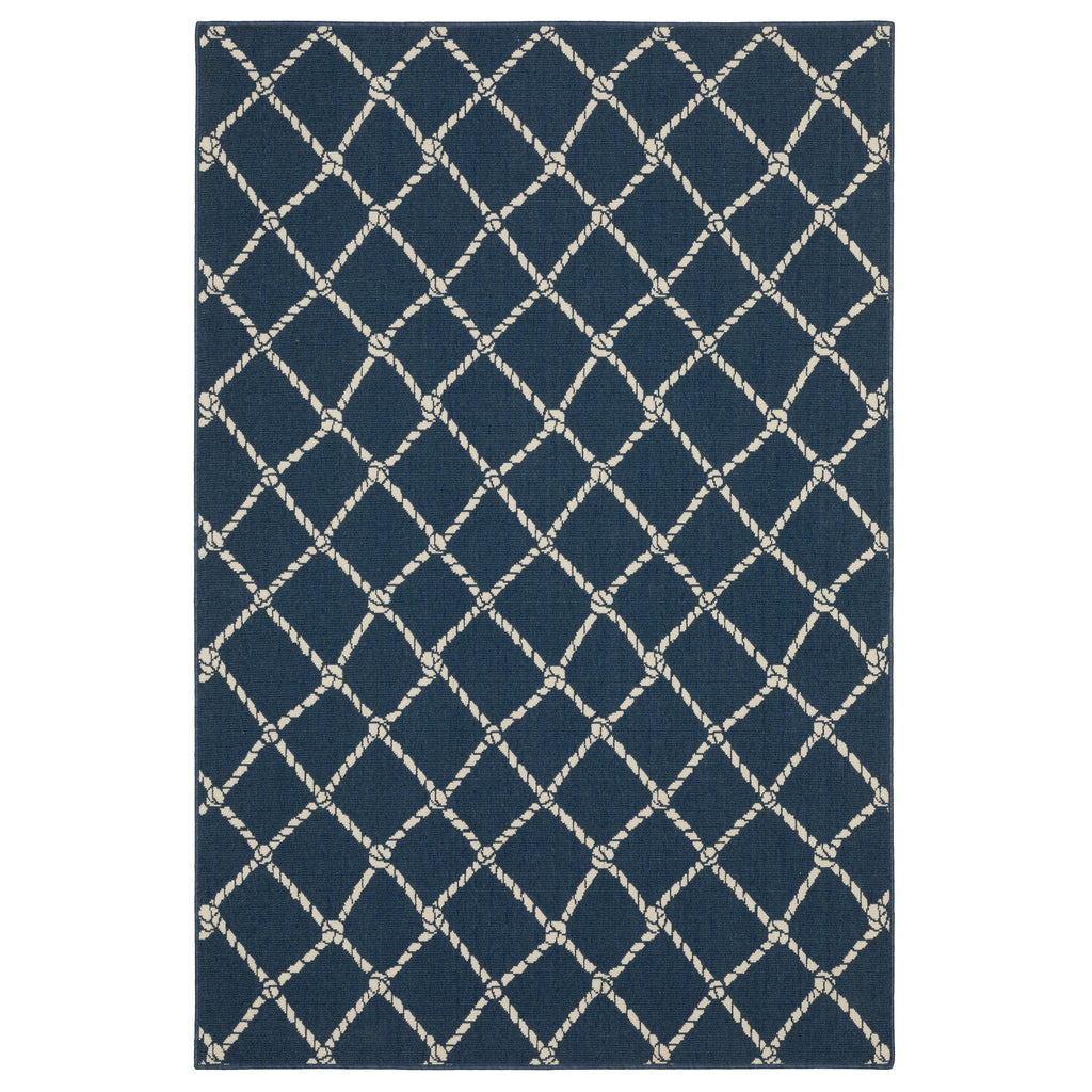 Oriental Weavers Meridian 4295B Blue / Ivory Area Rug Main Image