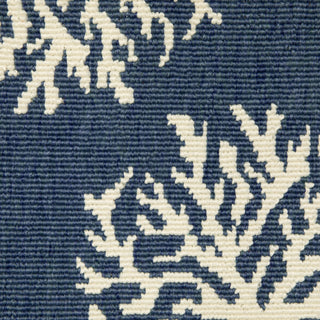 Oriental Weavers Meridian 7420A Blue / Ivory Area Rug Close-up Image