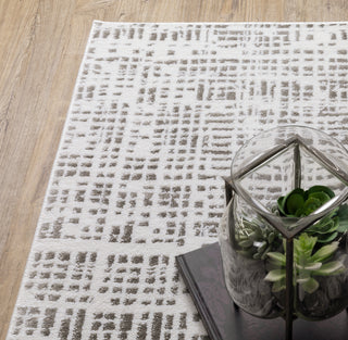 Oriental Weavers Montecito 5150W White/Grey Area Rug Corner Image