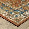 Oriental Weavers Naples 1204X Rust/Blue Area Rug