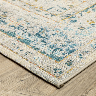 Oriental Weavers Naples 1221X Ivory/Blue Area Rug