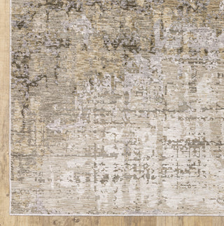 Oriental Weavers Nebulous 001H9 Beige/Grey Area Rug Corner Image