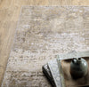 Oriental Weavers Nebulous 001H9 Beige/Grey Area Rug Corner Image