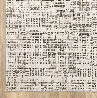 Oriental Weavers Nebulous 2060W Ivory/Grey Area Rug Corner Image