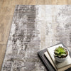 Oriental Weavers Nebulous 4151N Grey/Beige Area Rug Corner Image