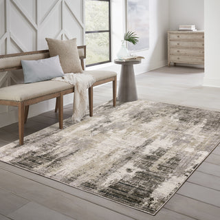 Oriental Weavers Nebulous 4151N Grey/Beige Area Rug Lifestyle Image Feature