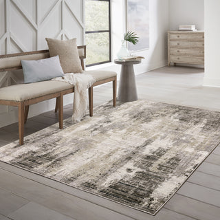 Oriental Weavers Nebulous 4151N Grey/Beige Area Rug Lifestyle Image Feature