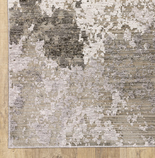 Oriental Weavers Nebulous 5091E Grey/Ivory Area Rug Corner Image