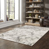 Oriental Weavers Nebulous 561E9 Ivory/Grey Area Rug Lifestyle Image Feature