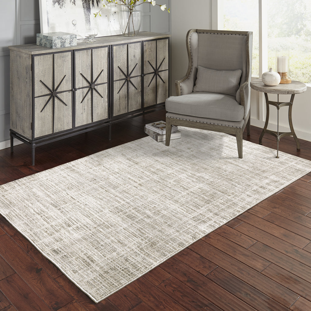 Oriental Weavers Nebulous 071E9 Beige/Ivory Area Rug Lifestyle Image Feature