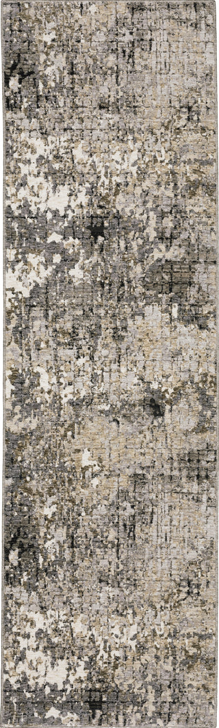 Oriental Weavers Nebulous 091D9 Grey/Beige Area Rug Runner Image