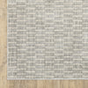 Oriental Weavers Oliver OLV01 Grey / Beige Area Rug Corner Image