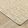 Oriental Weavers Oliver OLV02 Gold / Beige Area Rug Corner Image