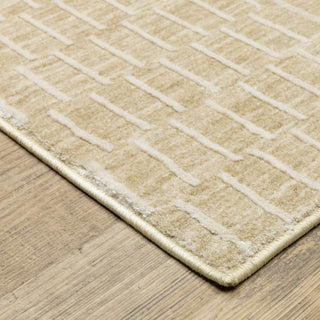 Oriental Weavers Oliver OLV02 Gold / Beige Area Rug Corner Image