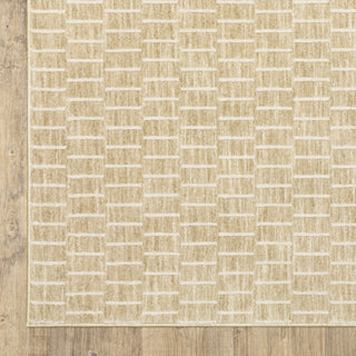Oriental Weavers Oliver OLV02 Gold / Beige Area Rug Corner Image