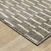 Oriental Weavers Oliver OLV03 Grey / Beige Area Rug Corner Image