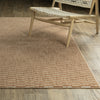 Oriental Weavers Oliver OLV04 Rust / Beige Area Rug Lifestyle Image Feature