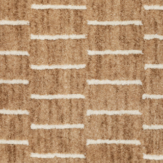 Oriental Weavers Oliver OLV04 Rust / Beige Area Rug Close-up Image